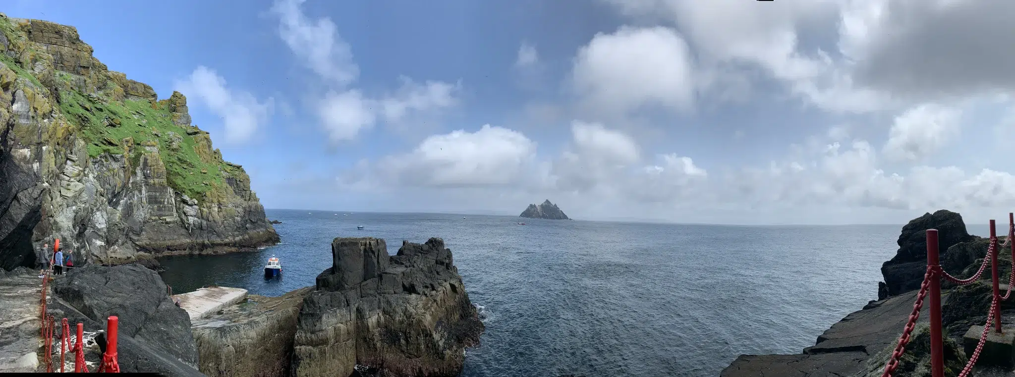 Who lived on Skellig Michael?